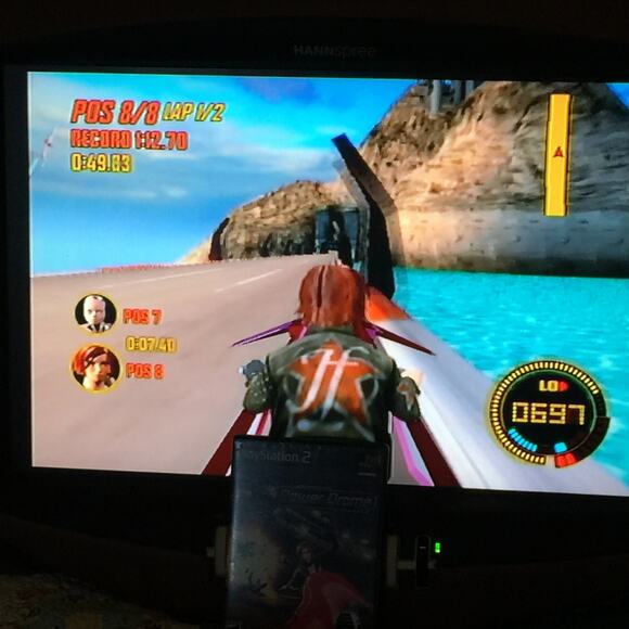 Ps2 Cib Power Drome Video Game Zenimax Studios Future Bike Racing Tested Used - Picture 2 of 10